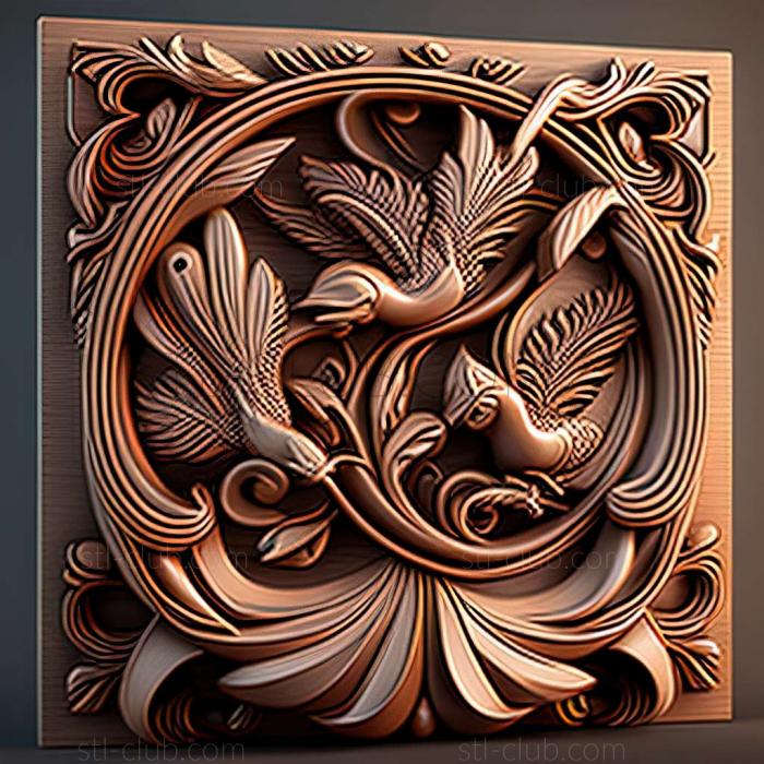 RELIEFCARVED WOODEN